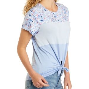 NWT Junior floral tops - sz. L